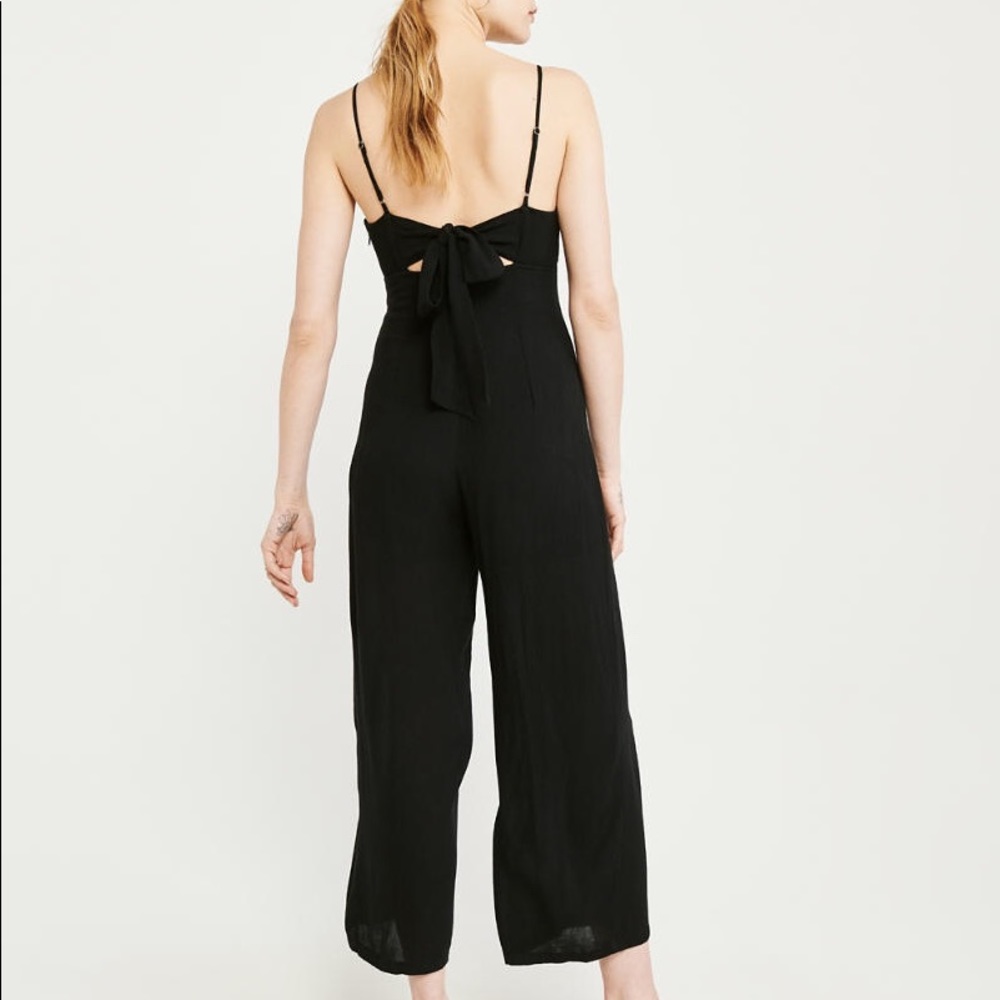 EUC Abercrombie & Fitch Wrap-Front Cami Jumpsuit